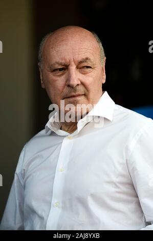 Lugano, Suisse. Juillet 14, 2019 : Giuseppe Marotta, l'Internazionale FC Sport, chef de la recherche sur l'avant de l'avant-saison friendly match de foot entre FC Lugano et FC Internazionale. Internazionale FC 2-1 sur le FC Lugano. Credit : Nicolò Campo/Alamy Live New Banque D'Images