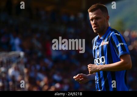 Clusone, Bergame, Italie. Juillet 21, 2019 : Josip Ilicic d'Atalanta BC cherche sur pendant la pré-saison match amical entre l'Atalanta BC et AC Renate. Atalanta BC a gagné 6-0 sur AC Renate. Credit : Nicolò Campo/Alamy Live New Banque D'Images