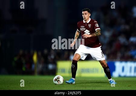 Alessandria, Italie. Juillet 25, 2019 : Daniele Baselli de Torino FC en action au cours de l'UEFA Europa League deuxième tour de qualification match de foot entre Torino FC et Debrecen VSC. Torino FC a gagné 3-0 sur Debrecen VSC. Credit : Nicolò Campo/Alamy Live New Banque D'Images