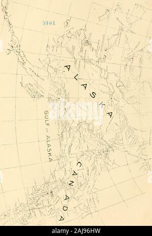 L'Alaska, ses eaux, à la terre et de la vie ; une conférence illustrée . /-/56/6 rc^ Alexcindrian ;, l'archipel ./. AM) le... Péninsule de l'Alaska.alaskaitswatersl00benn Banque D'Images