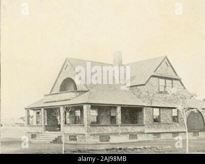 Falmouth-by-the-sea : la Naples d'Amérique . tlH h. Chalet d'IRM de l'honorable Samuel B. Capen, de Boston. 121 Banque D'Images