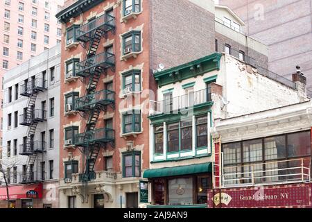 New York, NY, États-Unis - Bâtiments à Murray Hill à Lexington Avenue, Manhattan. Banque D'Images