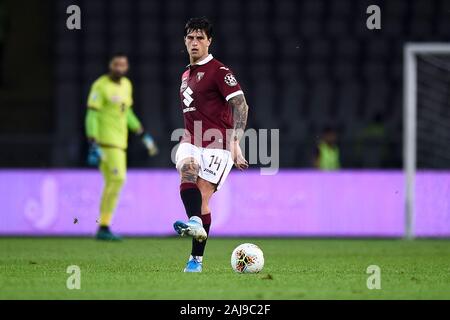 Turin, Italie. 25 Août 2019 : Kevin Bonifazi de Torino FC en action au cours de la série d'un match de football entre Torino FC et l'US Sassuolo. Torino FC 2-1 plus de US Sassuolo. Credit : Nicolò Campo/Alamy Live News Banque D'Images