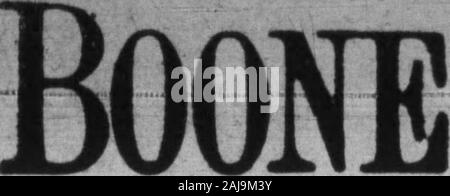 Boone County Recorder .  ?V Mi w^^mmmmmm m m il va payer 70a à J- TMrtlso la de votre entreprise. | ; tkia papier. Essayez-le. * * "Ii"niii&gt;il ? • » » » 1 1 1 J. greffier du comté. J'bstablibhed1876. J ? 1,50 $ Subsciption année.  ? Essayez-UA" lo"r. je VOL. XXXIII. BURLINGTON, Vermont, LE MERCREDI 3 SEPTEMBRE 1908. N° 47 h Banque D'Images