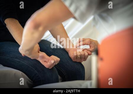 L'Acupuncture for pregnant women Banque D'Images