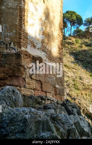 Arroyo Aquaduct de Don Ventura, la province de Malaga, Espagne Banque D'Images