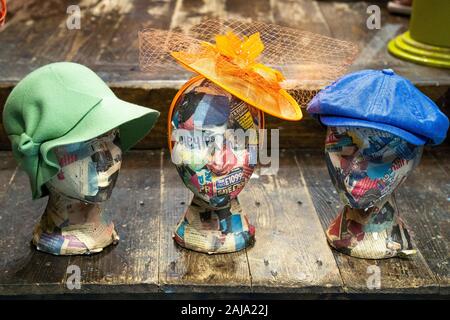 Hat shop, Londres. Banque D'Images