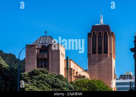 La Cathédrale St Paul, par Cecil Bois, 1954-1998, Wellington, Nouvelle-Zélande Banque D'Images