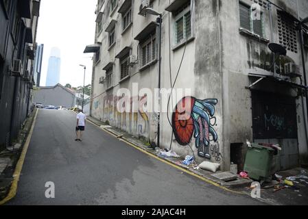 Cadre urbain en Malaisie, par pasakdek Banque D'Images