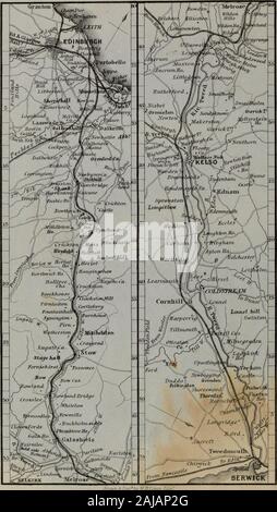 Rutherfurd's border part-livre : être un guide pour les lieux remarquables, paysages pittoresques, et des antiquités de la frontière ; illustré par de nombreuses gravures sur acier, et la carte du district . À Édimbourg M ELROSE, KELSO & Berwick..  ? Table des matières. Liste des illustrations, Édimbourg, .... Lasswade, DaLKEITH, Portobello, Hawthornden, Roslin, BORTHWICK ET CRICHTON Châteaux, Galashiels, Tour de Galashiels à Selkirk, Ettrick et Yarrow,St Marys, le Loch Loch du Lowes, le GrayMares, queue et Moffat, Dumfries, . Selkirk, ...... Excursion à partir de Selkirk à Innerleithen et Peebles, Melrose, Banque D'Images