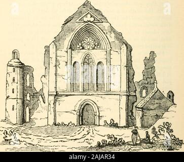 Tours en Ecosse 1747, 1750, 1760 . ot enterré dans l'abbaye de nouveau, mais dans le quartier de Barnard Castle, son cœur ayant été takenout, embaumé et placé dans un cercueil d'ivoire. Quand anadvanced Devorgilla est mort à l'âge, son corps fut inhumé dans l'abbaye de nouveau, et, dans l'obéissance à herdying tiens, le coeur de son mari a été mis sur sa poitrine ; anotheraffecting illustration, comme il a été dit, de l'amour fort qui fait themone. En raison de cette circonstance l'édifice sacré après l'alésage le nom ofDulce Cor, ou Abbaye de Sweetheart. 28 TOUR À TRAVERS L'ÉCOSSE, ITGO. Tout d'abord, a été desifijn Banque D'Images