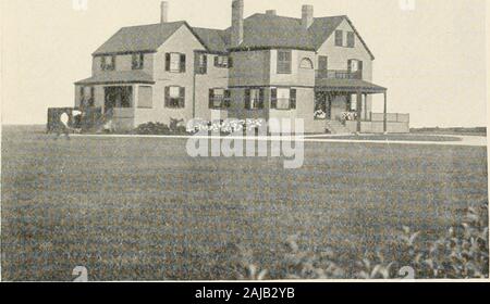 Falmouth-by-the-sea : la Naples d'Amérique . Résidence d'été de John E. Dwight.. Maison d'été de l'honorable Ricliard Olney,secrétaire d'État. Banque D'Images