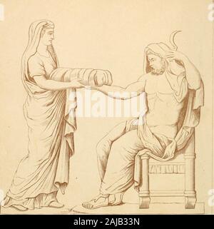 De manuel : mythologie, grecque et romaine, scandinave et allemand, vieux et Hindou mythologie égyptienne . Kronos.manualofmythology00murr Banque D'Images