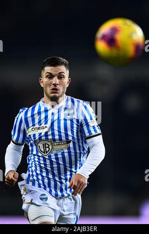 Turin, Italie - 21 Décembre, 2019 : Gabriel de Strefezza SPAL en action au cours de la serie d'un match de football entre Torino FC et SPAL. SPAL 2-1 sur Torino FC. Credit : Nicolò Campo/Alamy Live News Banque D'Images