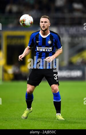 Milan, Italie - 26 octobre, 2019 : Milan de Skriniar Internazionale FC en action au cours de la série d'un match de football entre le FC Internazionale et Parma Calcio. Le match s'est terminé dans un 2-2 tie. Credit : Nicolò Campo/Alamy Live News Banque D'Images