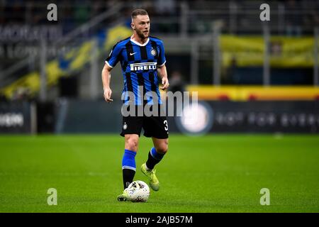 Milan, Italie - 26 octobre, 2019 : Milan de Skriniar Internazionale FC en action au cours de la série d'un match de football entre le FC Internazionale et Parma Calcio. Le match s'est terminé dans un 2-2 tie. Credit : Nicolò Campo/Alamy Live News Banque D'Images