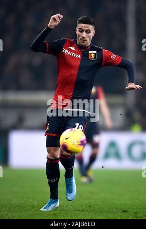 Gênes, Italie - 14 Décembre, 2019 : Paolo de Gênes 11/06 CFC en action au cours de la serie d'un match de football entre Gênes et l'UC Sampdoria de CFC. UC Sampdoria Gênes 1-0 remporté plus de CFC. Credit : Nicolò Campo/Alamy Live News Banque D'Images