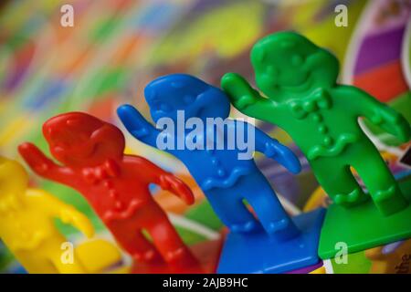 Woodbridge, NJ - 3 janvier 2020 : Une vue rapprochée de la famille classique jeu de société, Candy Land. Banque D'Images