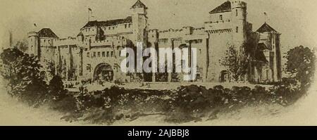 La Louisiana Purchase Exposition, St Louis, 1904 . CLIFF DWELLERS. Les arts, l'artisanat, les sciences, l'histoire, l'ethnologie et le progrès de l'habitants d'hier. La falaise des citadins et le theirdescendants Zvmi-Moki et courses-formant une completeExposition en soi. Battle Abbey.-De toutes les attractions de mammouth qui havesprung jusqu'comme par magie sur le brochet, l'Abbaye de la bataille la plus isperhaps historique. Les Abbayes les mesures sont héroïques, montrant, comme elle le fait,une façade de 450 pieds, une profondeur de 300, et dans certains endroits, itspinnacles, tours et bastions lieu à une hauteur de 130 pieds.Son architecture est Tudor-Gothi Banque D'Images