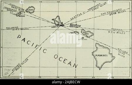 Examen des évaluations et de travail du monde . groupe des îles comme une base militaire est remarquablement illustré dur-ing notre guerre avec l'Espagne, et les autorités ont déclaré qu'havefrequently iscapable de Pearl Harbor- conversion en navalstation les meilleurs au monde. À l'geographicalposition andstrategical qui crée ces avantages commerciale addssuch le Territoire du climat et des conditions supérieures soilas d'assurer sa prospérité perpétuelle, providedpolitical complications du travail et n'actas un frein sur sa progression. Dans le domaine de l'Hawaiian groupis un sixième plus grand que Porto Rico, mais Banque D'Images