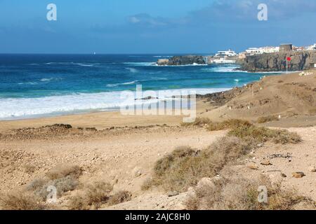 El Cotillo beau paysage de Fuerteventura, Iles des Canaries Banque D'Images
