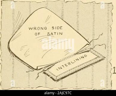 La nouvelle couturière ; avec des instructions complètes et entièrement illustré sur tous les points liés à la couture, de la couture et de la confection, de la suture à l'avant, faisant, la modification, la réparation et le nettoyage des vêtements pour dames, jeunes filles, les enfants, les nourrissons, les hommes et les garçons . malade. 216. La poche pour l'BoundPockethole. ife : :.a/2 Banque D'Images