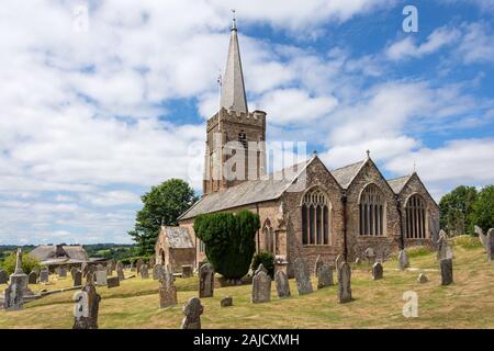 St John the Baptist Church, Church Lane, Hatherleigh, Devon, Angleterre, Royaume-Uni Banque D'Images