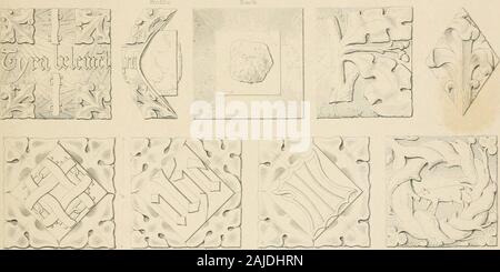 Exemples de l'architecture gothique : sélectionnées à partir de divers édifices antient en Angleterre, composé de plans, élévations, coupes, et des parties en général .. Accompagné de comptes historiques et descriptives . Banque D'Images