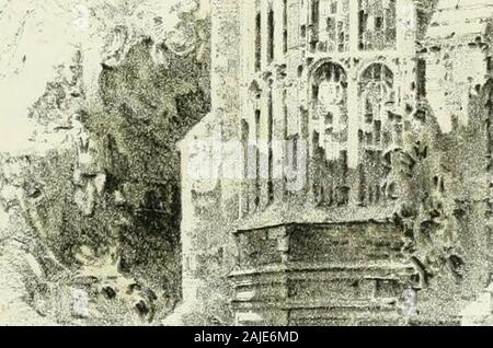 Cambridge et son histoire avec lithographies et autres illus par Herbert Railton, les lithographies étant teintés par Fanny Railton . f I &Lt ; 4 ?7,. Banque D'Images