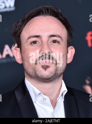 3 janvier 2020, West Hollywood, Californie, USA : Charles Williams arrive pour la 9ème AACTA International Awards au Skybar du Mondrian. (Crédit Image : © Lisa O'Connor/Zuma sur le fil) Banque D'Images