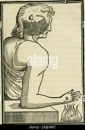 L'homme, et la formation du foetus . DE René Descartes "7. Pour la difpoficion des petits filets qui compofent lafubftance du cerveau, elle ouAcquife ell, ou naturelle, et pource que rAcquifeeftdépendantede toutes les au-tres circonllances qui changent le cours des Efprits lapourray tantortmieux, expliquer. Mais vousdife enquoyconfiftela afin que je naturelle -, que Dieu fçachez atellement difpofé ces petits filets en les formant, un lespaflagesquil laifTez que parmy eux, peuvent conduire, lesEiprits in meus par quelque adion particulière. xcv. Cilladirpofitionnaturelleou accjuif la î. Banque D'Images