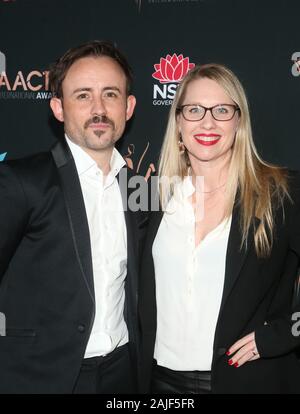 West Hollywood, CA. 3 janvier, 2020. Charles Williams, à la 9e édition de l'Académie australienne des arts (Cinéma et télévision) AACTA International Awards le 3 janvier 2020 au SkyBar du Mondrian dans West Hollywood en Californie. Credit : Faye Sadou/media/Alamy Punch Live News Banque D'Images