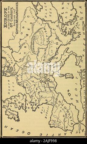 Grandes lignes de l'histoire du monde, ancienne, mediaeval, et moderne, avec un rapport à l'histoire de la civilisation et le progrès de l'humanité .. . A été conquise en thenth siècle par les Normands, d'expression française. 22. Les nouvelles nations de l'Ordre teutonique qui arosein purement stock en Allemagne et en Scandinavie étaient dans leur discours pas touchées du tout par l'influence, de sorte que leurs langues étaient teutoniques sans mélange. Ce sont les Allemands, Hollandais, Suédois, Norvégien, Danois, etc. 23. Les gens parlent des langues slaves de leurs propres langues-, qui appartiennent à la grande langue de stock aryen, mais qui sont tout à fait d Banque D'Images