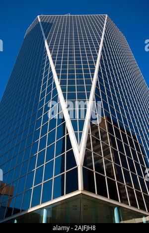 Gratte-ciel de verre à Regina, Saskatchewan, Canada Banque D'Images