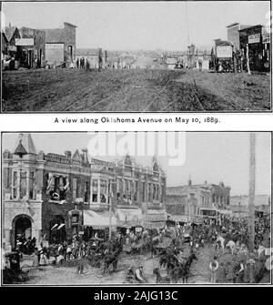 Histoire des États-Unis à partir de la première découverte de l'Amérique à la fin de 1902 . Une vue générale de la ville le 24 avril 1889, le deuxième jour après l'ouverture.. California Avenue tel qu'il était le 10 mai 1893, au cours de la visite du Gouverneur Nobles.LA CONSTRUCTION D'UNE VILLE DE L'OUEST, GUTHRIE, OKLAHOMA. iSgo] MANIFESTATIONS OP HARRISONS TERME 8i toutes leurs terres, les Indiens étaient, dans le win-ter de 1890, farhine failureof frappées par le biais de rations. Avec peu d'hopeof la justice ou la vengeance dans leurs propres forces, la personne lésée a cherché des sauvages. supernaturalsolace Le soi-disant Messie Crazeseized sur Sioux, Banque D'Images