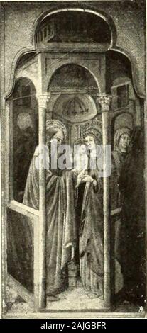 Vittore Carpaccio : la vie et l'œuvre du peintre . La visite de Marie. àElisabeth. La purification. Banque D'Images