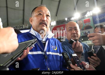 Le Tokyo Dome, Tokyo, Japon. 3 janvier, 2020. Hideaki ( Toriuchi), 3 janvier 2020 - Football américain : American Football Championnat du Japon 'bol de riz' entre frontières Fujitsu 38-14 de l'Université Kwansei Gakuin Fighters à Tokyo Dome, Tokyo, Japon. Tsukida Crédit : Jun/AFLO SPORT/Alamy Live News Banque D'Images
