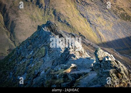 Bord tranchant sur Blencathra dans le Lake District Banque D'Images