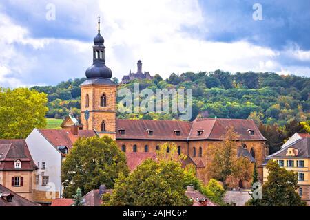 Bamberg. Ville de Bamberg vue panoramique de Michaelsberg de monuments célèbres, Haute-Franconie, région d'Allemagne Bavière Banque D'Images