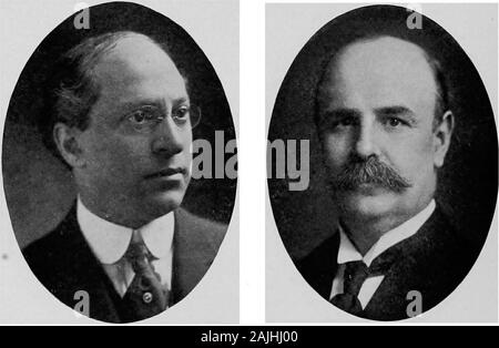 Empire state notables, 1914 . GEORGE E. Cruse Gifford & Bull, avocats spécialisés en droit des brevets La ville de New York. H. B. DAVIS, directeur et avocat Syndic de six sociétés Immo, expert en droit immobilier Nouveau yoTi. Ville MILES M. DAWSON Conseiller en droit et de consultation de la ville de New York Acineuses Empire State notables 131 avocats Banque D'Images