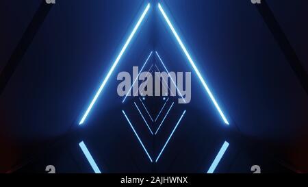 Abstract The triangle lumineux design graphique illustration avec de l'eau humide réfléchissant ou verre bas 3d illustration fond papier peint Banque D'Images