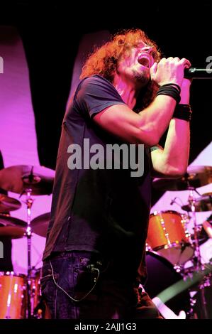 Milan Italie 06 JUILLET 2009 , concert live de Chris Cornell à l'Alcatraz : Chris Cornell pendant le concert Banque D'Images