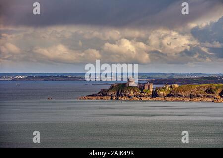 Cotes d'Armor, Plevenon, Fort la Latte, château fort Banque D'Images