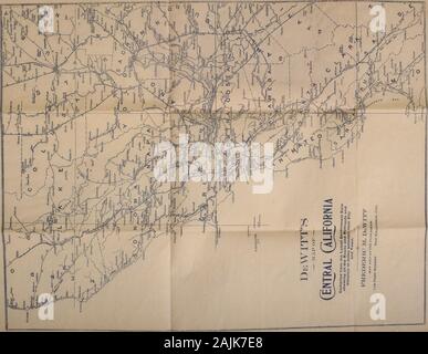 De Witt's guide au centre de la Californie ; un livre illustré et descriptif livre à la main pour les touristes et étrangers .. . Créé 1876 LIBRftRY DU CONGRÈS III 0 017 137 957 TCA :"n 5&gt ; si c N O F E E S DE LA MORUE Banque D'Images