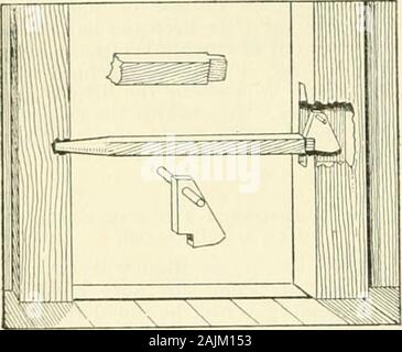 Popular Science monthly . Les petites boules sont en duplex et peut être openedup avec une lame de couteau et d'un burin de la chaîne au lieu d'être simplement afastening veut dire. Pour cela properlythe les pièces sont disposées sur un banc, boules et serrés sur les extrémités de thepins avec une pince.-E. B. Willi.ms. 6U Une Devicefor Barn-Doors autobloquant facilement fait le dessin d'un lockingdevice sliows auto-qui est très utile sur les grands animaux pour prévenir ht 275.00 fromentering ou quitter les bâtiments à volonté. Il permet une quantité de lumière andair pour passer le seuil de la porte, et est easilyset de côté quand il n'est pas nécessaire. 11 n'est faite Banque D'Images