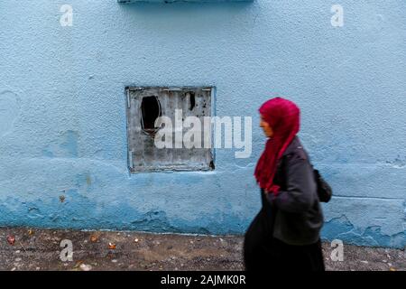 Basmane, Izmir / Turquie - 11/30/2018: Basmane est l'un des plus anciens quartiers qui conserve encore son histoire. Banque D'Images