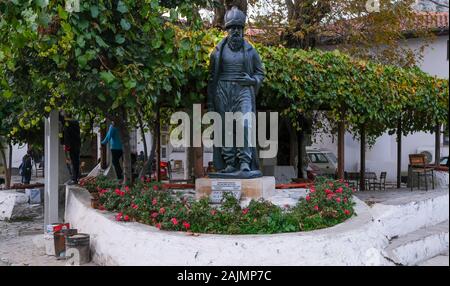 Mugla/Turquie - 11/17/2019: Statue de Mimar Sinan, architecte ottoman en chef et ingénieur civil du Sultan Suleyman Le Magnifique à Mugla Banque D'Images