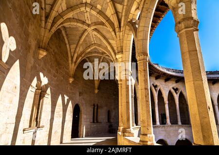 Castell de Bellver à Palma, Majorque, Espagne Banque D'Images