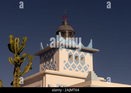 Le vieux phare de Sidi Ifni Banque D'Images