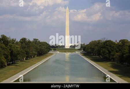 Le Monument de Washington à Washington, DC Banque D'Images